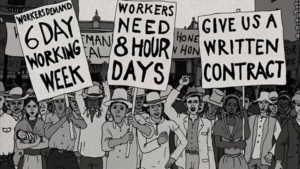 گاه‌شمار جنبش‌های کارگری
